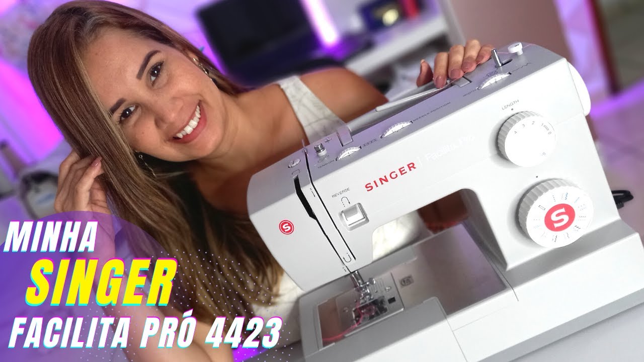 Singer Facilita Pró 4423 é Boa Mesmo? Vale a Pena? Máquina de Costura Doméstica Custo Benefício