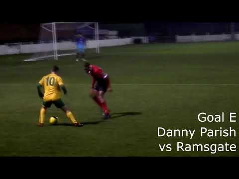Ashford United Football Club December 2018 goal of the month