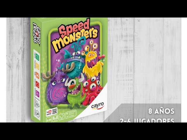 Vídeo relacionado con Cayro - Speed Monsters - Juego de Rapidez y Memoria - Observa Las Coincidencias de los Monstruos o Letras - Deshazte de Tus Cartas y GANA - 2-6 Jugadores