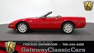 1992 Chevrolet Corvette Convertible Gateway Classic Cars Chicago #1050