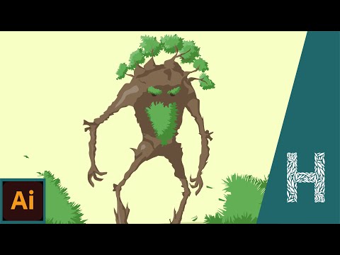 Бамбук паттерн в Adobe Illustrator