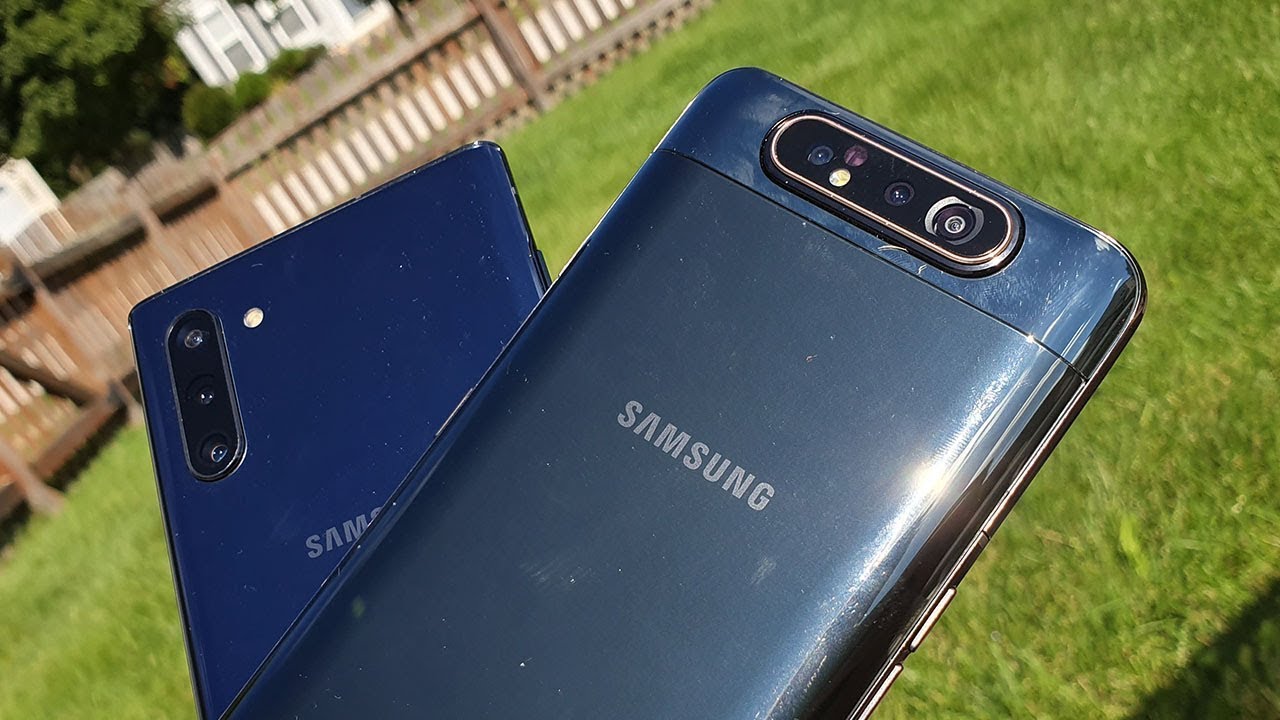 Galaxy Note 10 vs Galaxy A80 - Fliptroniks.com