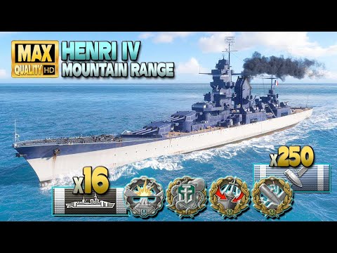 Cruiser Henri IV: After weird start a great base xp game - World of Warships