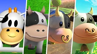 Moo Moo Tracks Evolution in Mario Kart Games (1996 - 2025)
