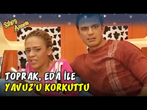 Toprak, Korku Filmi İzleyen Eda ile Yavuz'u Korkuttu! - Sihirli Annem 73.Bölüm