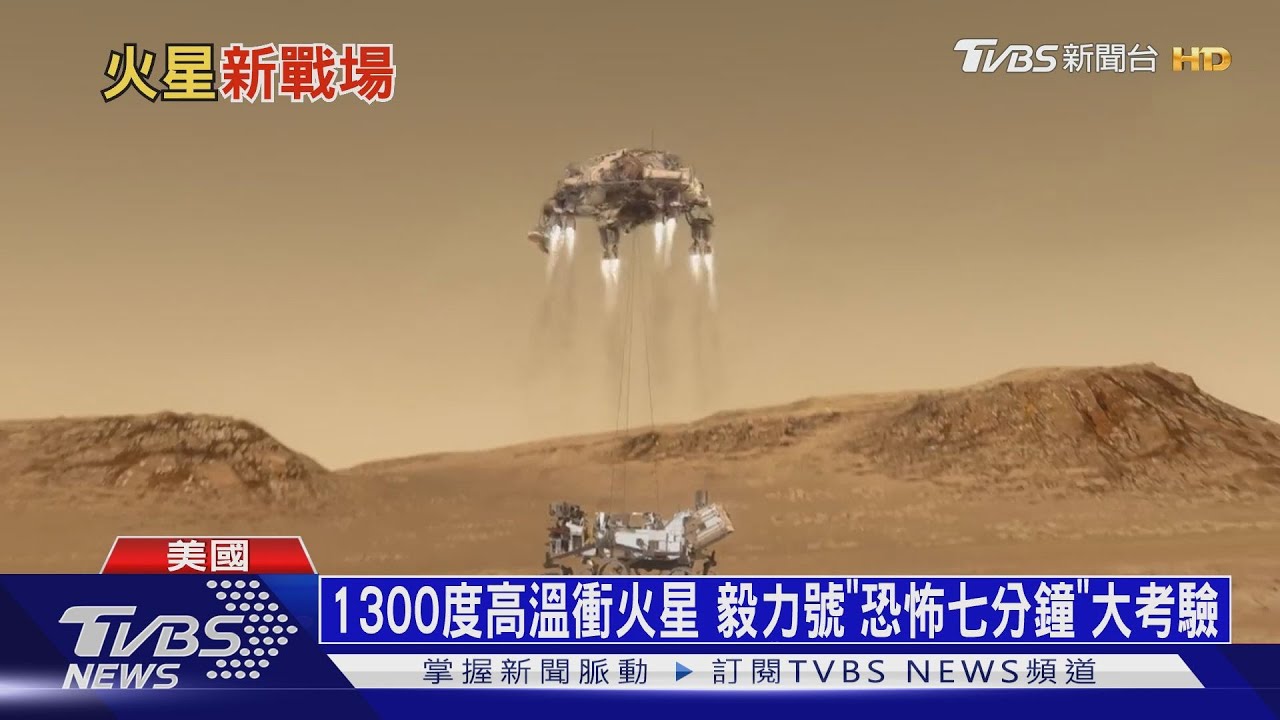 「恐怖七分鐘」快來臨! 毅力號週五登陸火星
