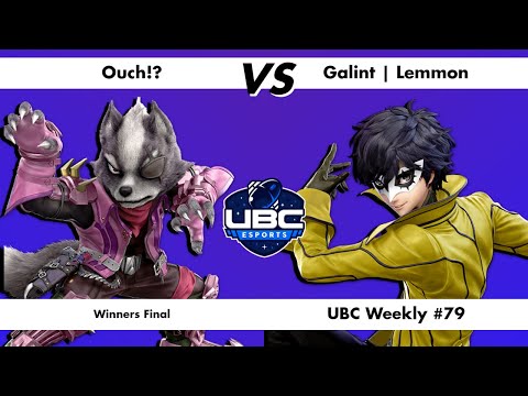 UBC Weekly #79 - Winners Finals - Ouch!? (Wolf) Vs. Galint | Lemmon (Joker) - SSBU