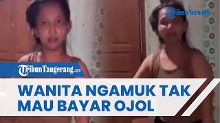 Wanita di Pinang Tangerang Ngamuk Ogah Bayar Ojol, Malah Live Ngemis di TikTok