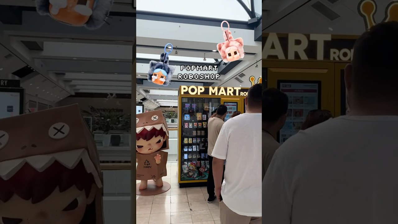 Broken Popmart Roboshop 😭😭😭 @POPMARTOFFICIAL #popmart #vendingmachine #crybaby #shopping #vlog