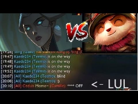 TILTING CAMILLE AS TEEMO - TEEMO TOP