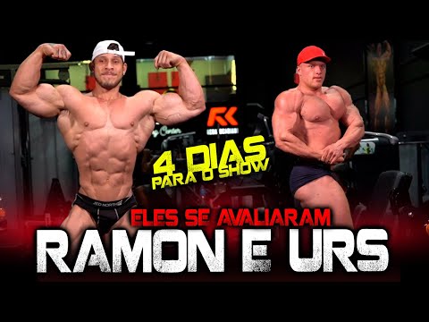 RAMON AND URS POSED TOGETHER AND EVALUATED EACH OTHER