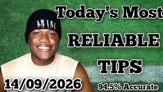 FOOTBALL PREDICTIONS TODAY 14/09/2026 SOCCER PREDICTIONS TODAY | BETTING TIPS, #