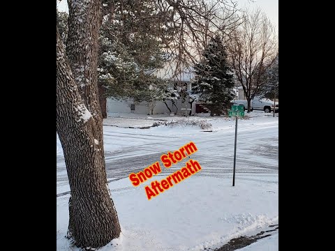 Last Nebraska Snow of 2020 Hopefully North Platte Nebraska December 29 2020