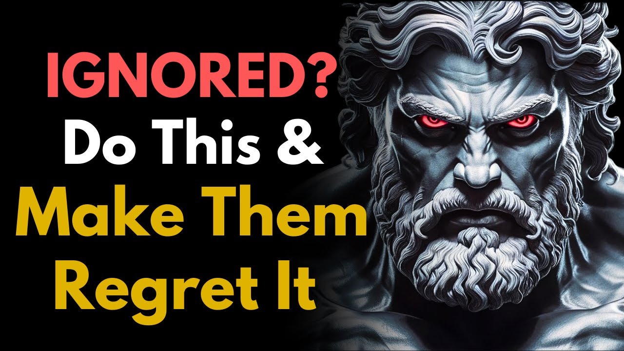 When Someone IGNORES Your Worth, Try THIS to Make Them Regret It | Stoic philosophy