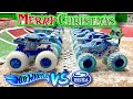 Toy Diecast Monster Truck Racing Tournament | CHRISTMAS SPECIAL | Hot Wheels 🆚 Spin Master