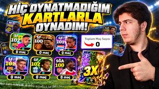 HİÇ OYNATMADIĞIM Kartlarla Kadro Kurdum! Hepsi 0 MAÇ! 3 Epik/S.T Cezalı! eFootba