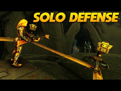 Solo Defending My Hidden Aberration Base On Day 1 - ARK