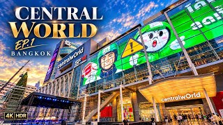 CENTRALWORLD BANGKOK 🇹🇭 Walking Tour 4K HDR | Exploring Floor 1 (EP.1)