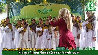 Download lagu Mars YALAL WATHON | Paduan Suara Muslimat NU Kelompok Kalangan Ranting Adikarto Muntilan mp3