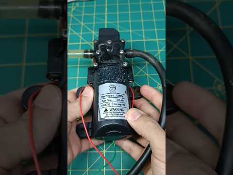 High-power 12-volt water pump test.