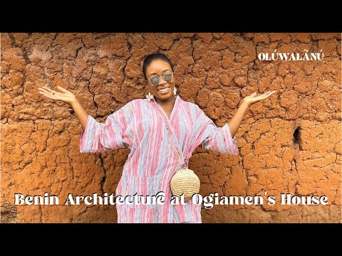How are traditional houses made in Nigeria?