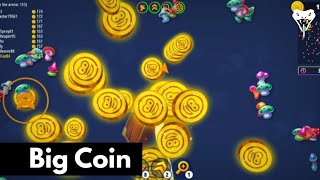 Max Coin Collection Challenge in Worm Zone! 🐍💰 Insane Gameplay! #wormzone #wormszone #wormszoneio