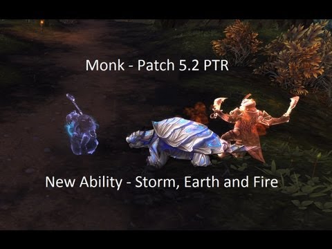 Storm, Earth and Fire NEW Monk Ability - WoW Patch 5.2 PTR