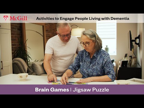 Activities to Engage People Living with Dementia - Brain Games - Jigsaw Puzzle