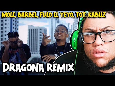 Reaccion A Mole, Barbel, Fulo El Yeyo, TOT, Kabliz - Dragona Remix (Video Oficial) #MOLE #DRAGONA