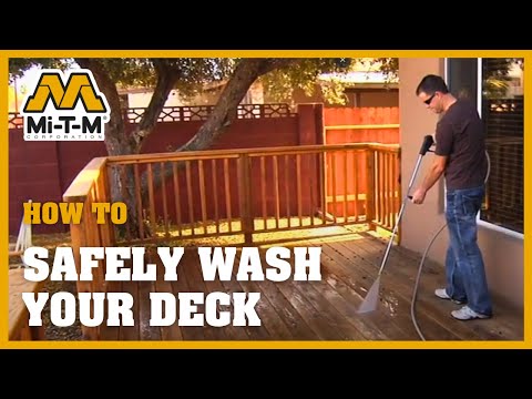 How To Properly Pressure Wash A Deck