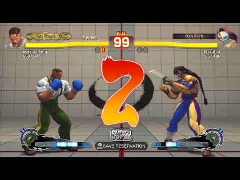 SSF4: porkloafking (Dudley) VS |Scruffs| (Vega) - Endless Battle