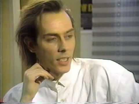 Peter Murphy 1989 TV interview with Bauhaus vocalist