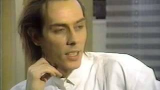 Peter Murphy 1989 TV interview with Bauhaus vocalist