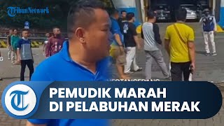 Keributan Terjadi di Pelabuhan Merak, Diduga Pemudik Serobot Antrean Masuk ke Kapal