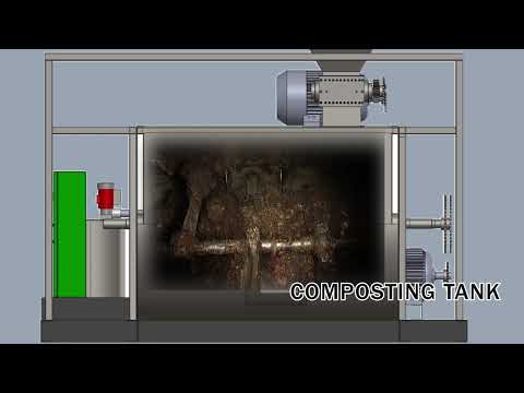 Automatic Food  Waste Composting Machine