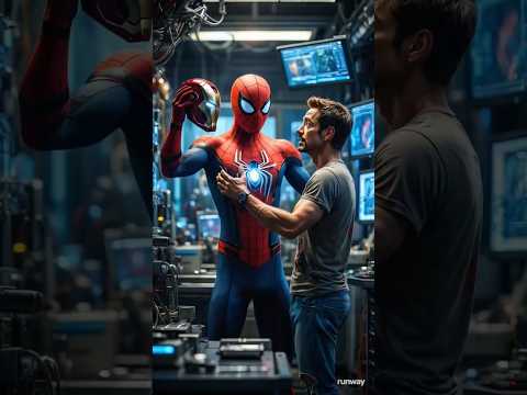 Spiderman helped Ironman #shorts #spiderman #ironman