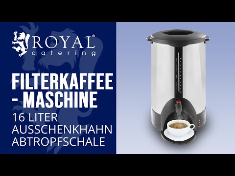 Video - Filterkaffeemaschine - 16 Liter