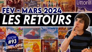 [ PENELOPE SHOW #93 ] - Retour sur les jeux joués en FEVRIER / MARS 2024 !