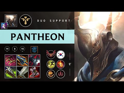 Pantheon Support vs Rakan - KR Grandmaster Patch 26.01