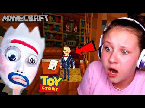 Ruby Games - FORKY FROM TOY STORY 4 FOLLOWED ME IN MINECRAFT!! WE FOUND BENSON The DUMMY 's HIDEOUT??