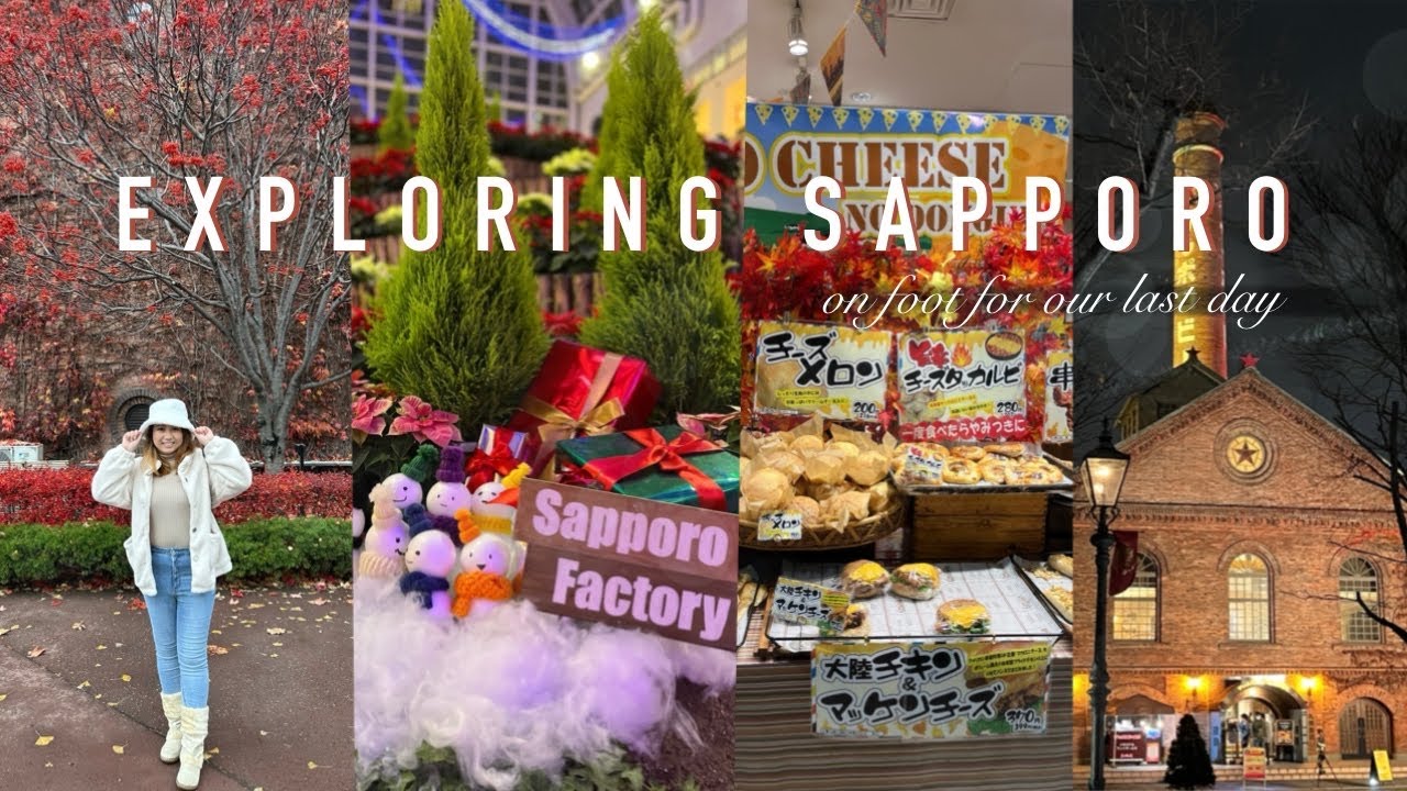 Join a traveler on a journey through Sapporo Factory.