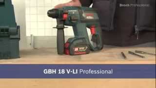 Bosch GBH 18 V-Li (0611905303) - відео 5