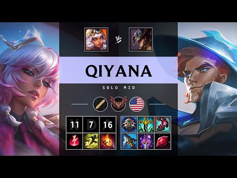 Qiyana Mid vs Twisted Fate - NA Grandmaster Patch 25.13