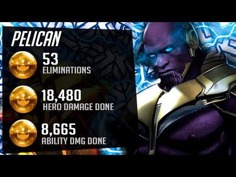 Pelican Pro Doomfist Gameplay - 53 elims! [ Overwatch Season 35 Top 500 ]