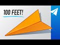 New EASY Paper Airplane That Flies REALLY Far How To Make Quick Blade