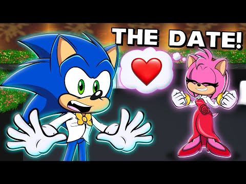 Sonic and Amy's Romantic Date!  (SonAmy Cartoon Animation)