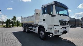 MAN TGS 33.400 / 6X4 / 2 STRONNA WYWROTKA / HYDROBURTA / BORDMATIC /
