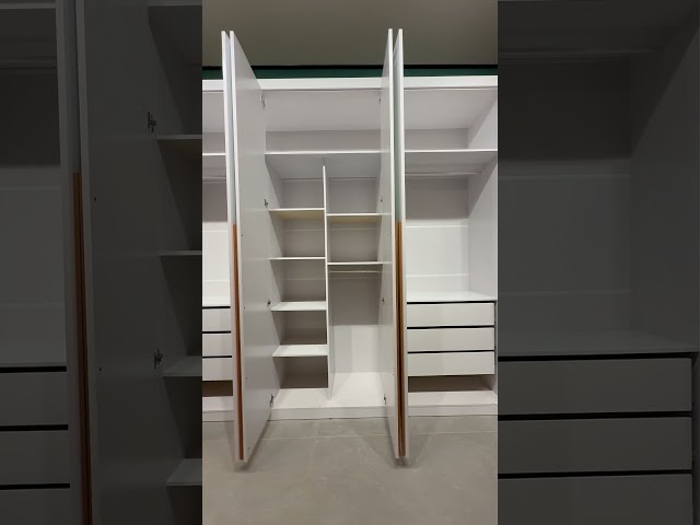 Guarda-Roupa Casal Aura 6 Portas 6 Gavetas Branco - Panorama Móveis