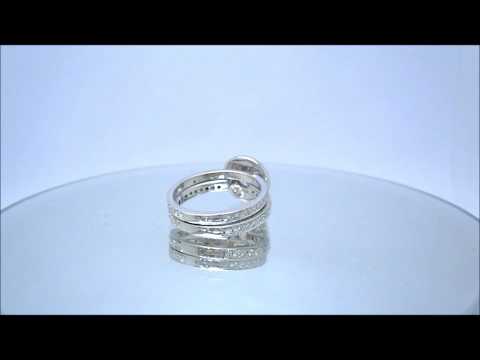 ROUND CUT DIAMOND ENGAGEMENT RING & BAND BEZEL 1.70CTW - KNR INC - 135.1