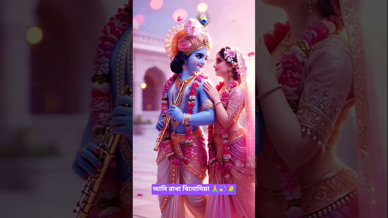 আমি রাধা বিনোদিয়া 🙏💫💐🌹🌿 #radhakrishna #bhakti #viral #bhajan #love #radha #trending #youtube #yt 🥀🥰